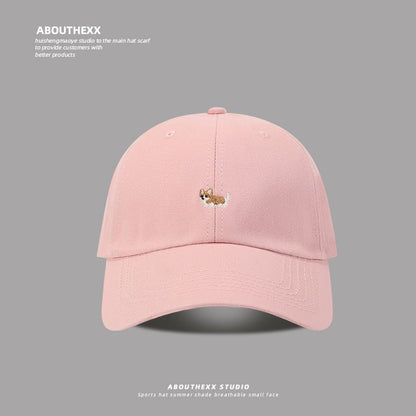Corgi Embroidered Baseball Cap