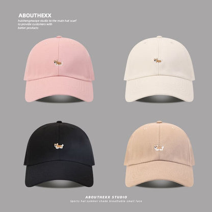 Corgi Embroidered Baseball Cap