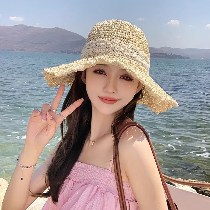 Bow Straw Sun Hat