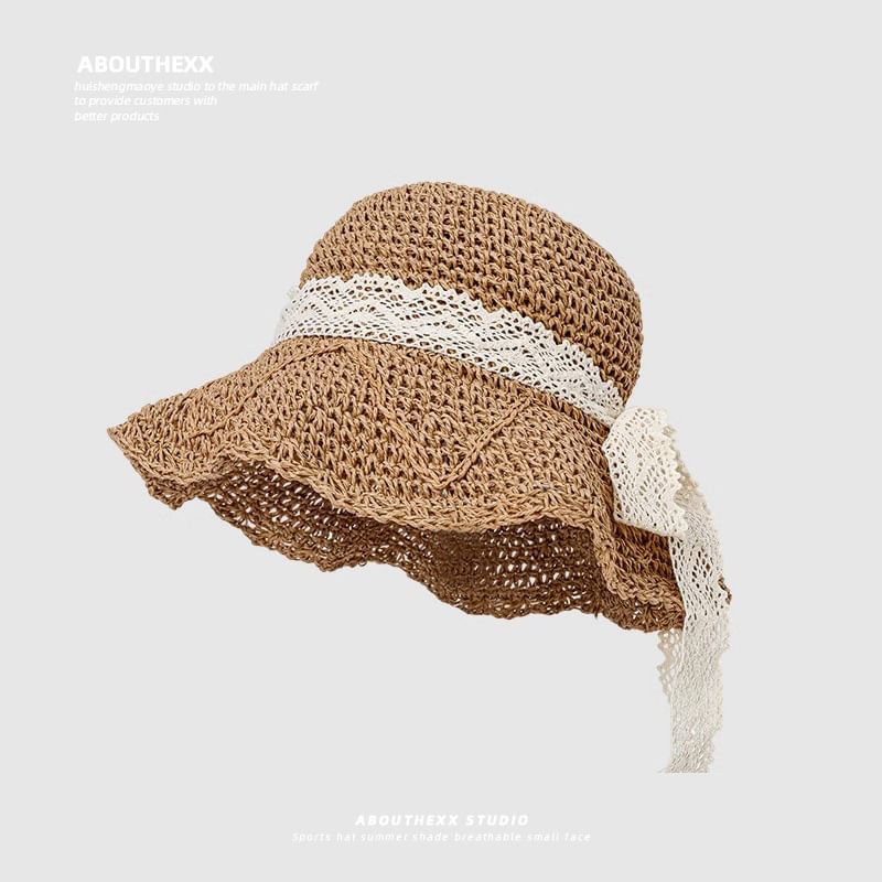 Bow Straw Sun Hat
