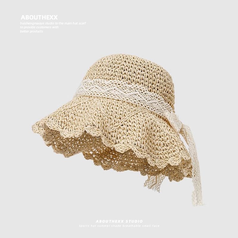 Bow Straw Sun Hat