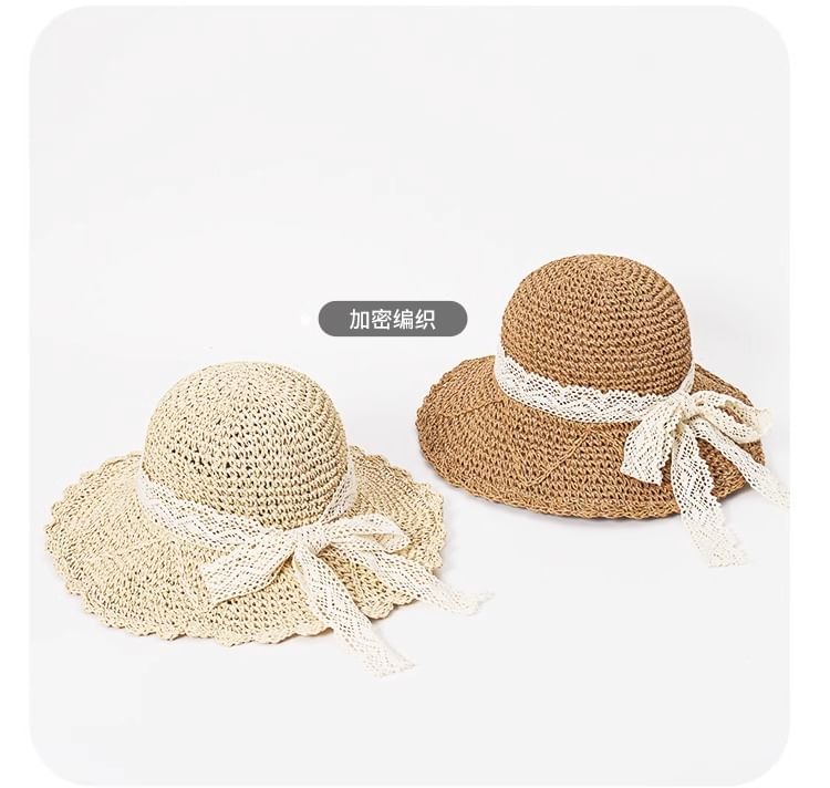Bow Straw Sun Hat