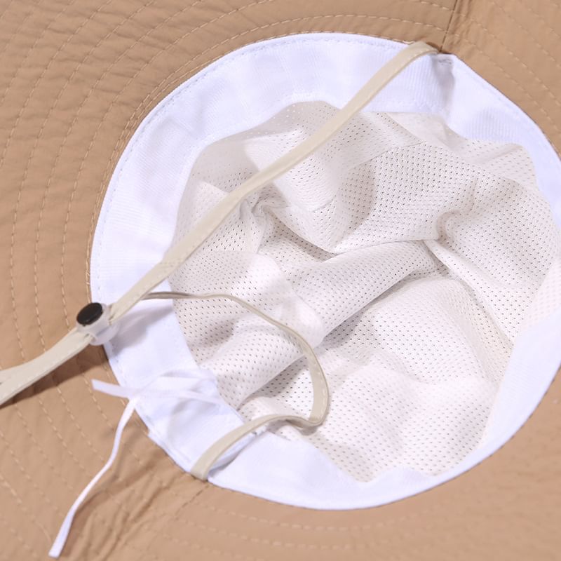 Lettering Embroidered Boonie Hat