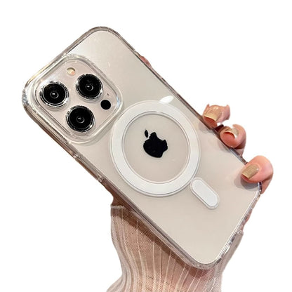 (Compatible Magnetic Case Transparent MagSafe) Phone with