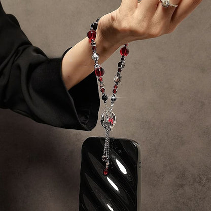 Strap Phone Faux Crystal Bow