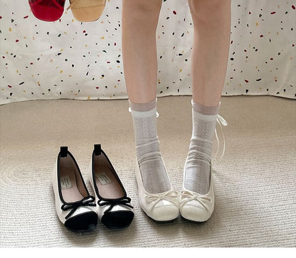 Bow Patent Leather Flats