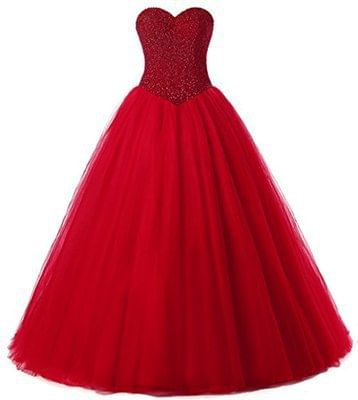Plain Sequin Panel Mesh A-Line Tube Wedding Gown