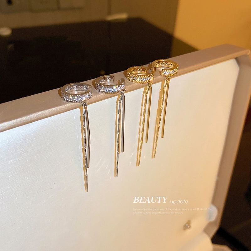 Rhinestone Cuff Earring