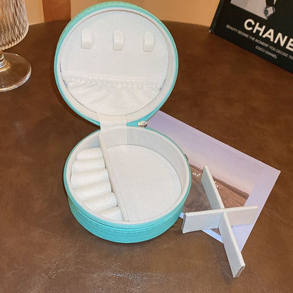 Plain Round Jewelry Storage Box