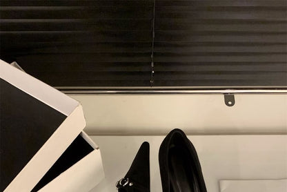 Kitten Heel Pointed Toe Buckled Pumps