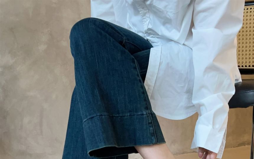 Chunky Heel Buckled Faux Suede Mary Jane Pumps