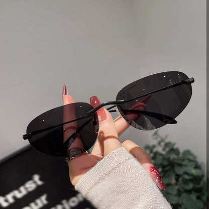 Retro Frameless Sunglasses