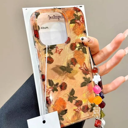 Leaf Phone Case with Strap