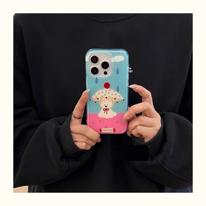 Dog Phone Case with Strap