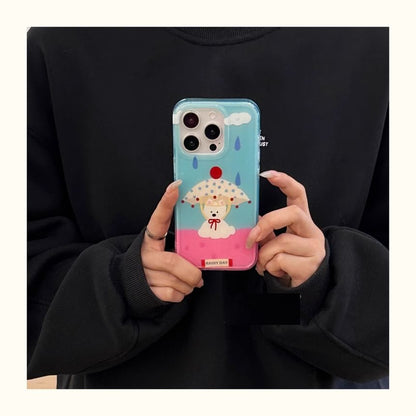 Dog Phone Case with Strap