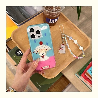 Dog Phone Case with Strap