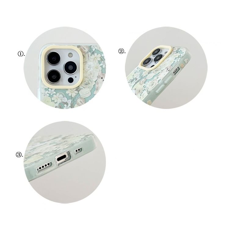 Floral Cat Phone Case