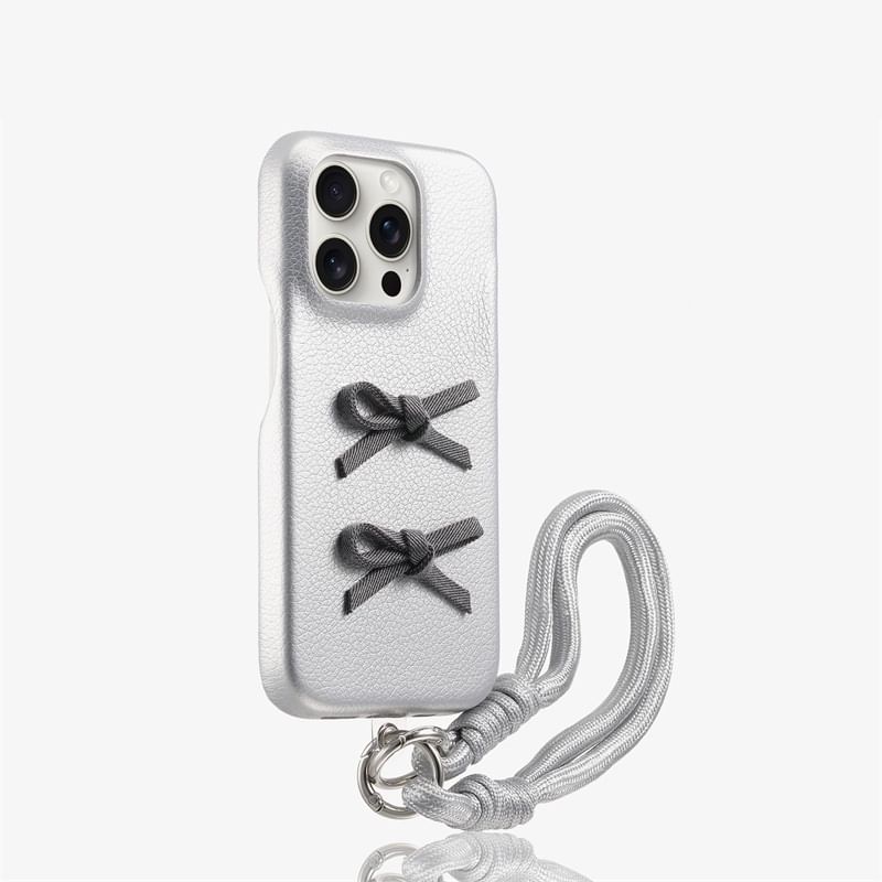 Ribbon Phone Case with Strap