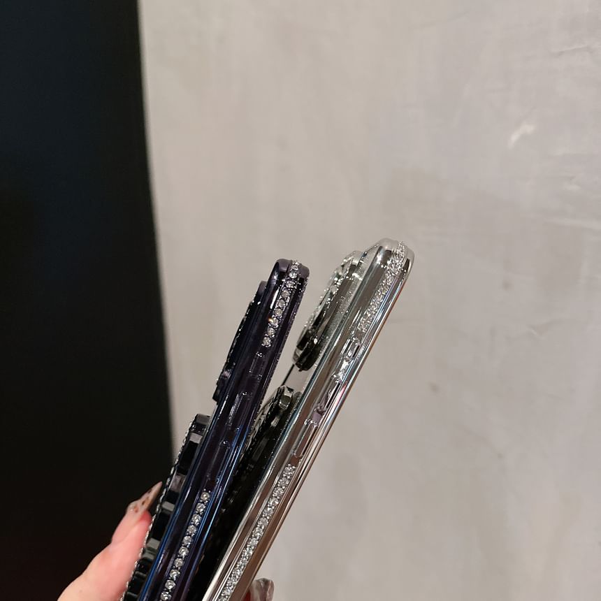 Phone Embellished Stand Butterfly Case