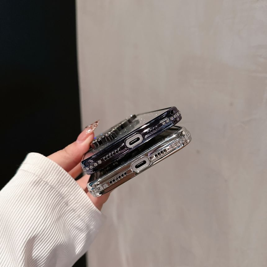 Phone Embellished Stand Butterfly Case