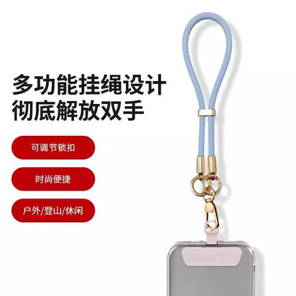 Lanyard Phone Pad Silicone Strap with