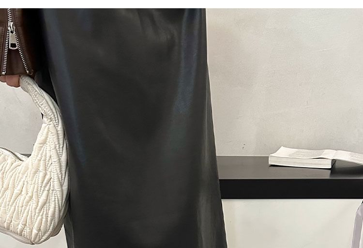 Chunky Heel Buckled Faux Leather Mary Jane Pumps