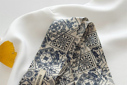 Scarf Tie Patterned Hair