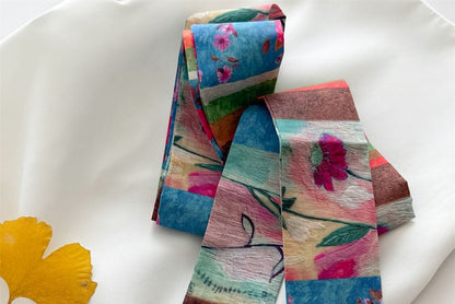 Scarf Tie Patterned Hair