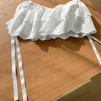 Lace Decorative Layered Hem