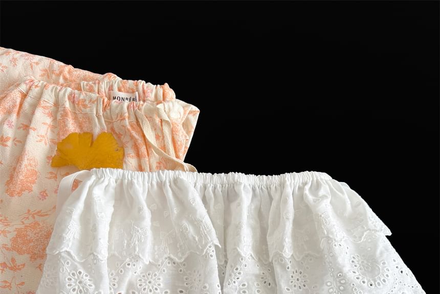 Lace Decorative Layered Hem