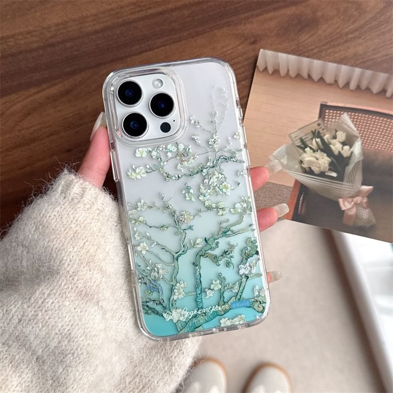 Floral Gradient Phone Case