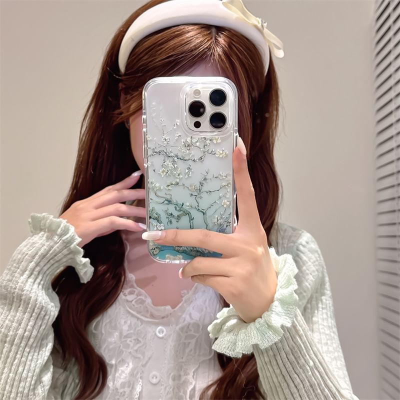 Floral Gradient Phone Case