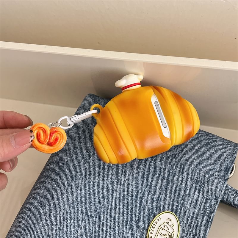 Croissant AirPods / Pro Earphone Case Skin / Charm / Set