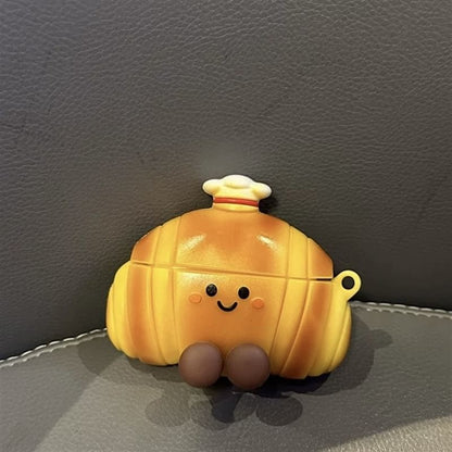 Croissant AirPods / Pro Earphone Case Skin / Charm / Set