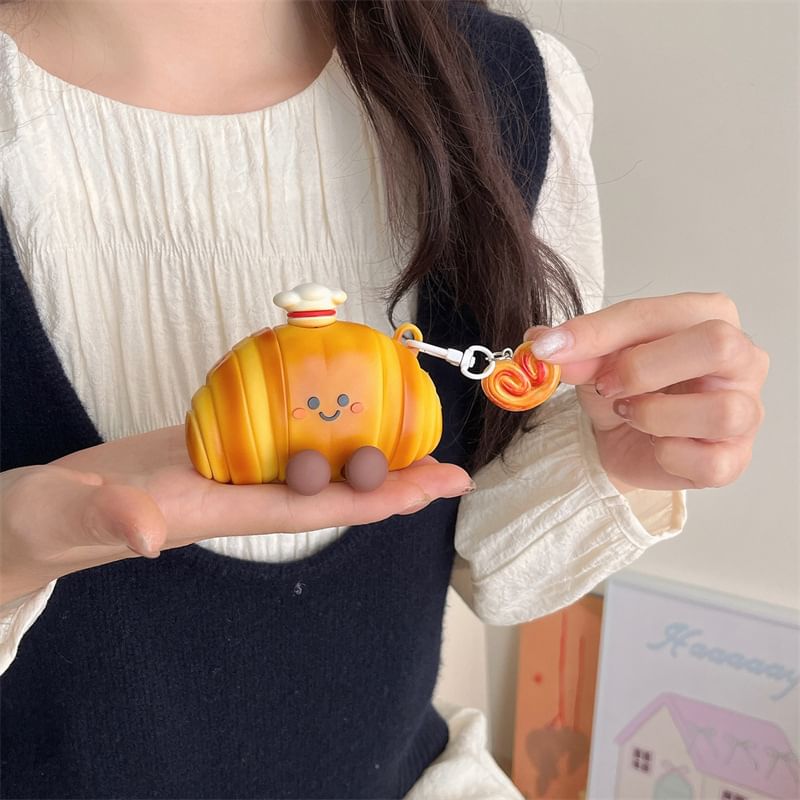 Croissant AirPods / Pro Earphone Case Skin / Charm / Set