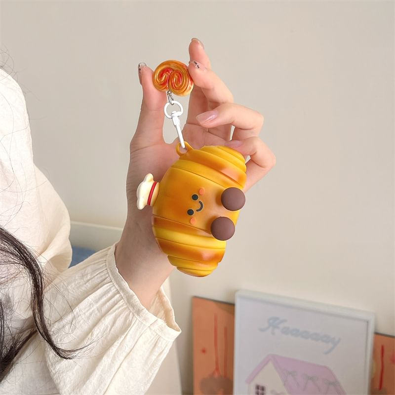 Croissant AirPods / Pro Earphone Case Skin / Charm / Set