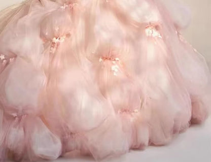 Gown Strapless Wedding Embroidered Lace Ball