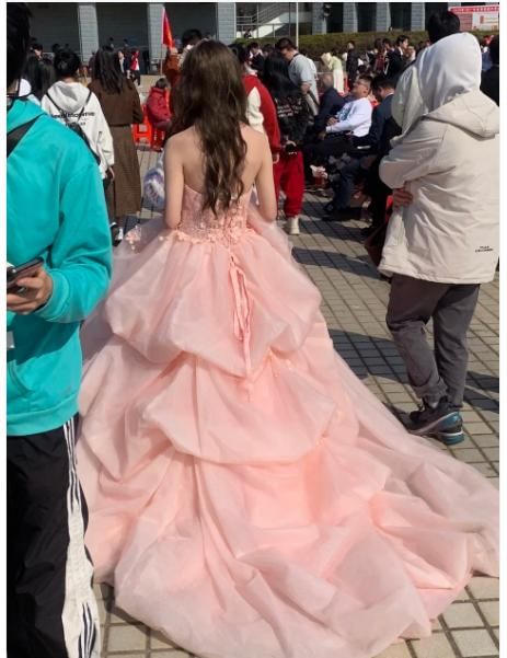 Gown Strapless Wedding Embroidered Lace Ball