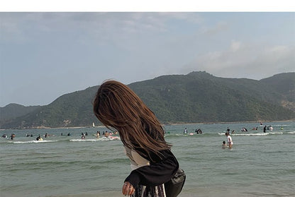 High Rise Patterned Print Pleated Wide Leg Pants