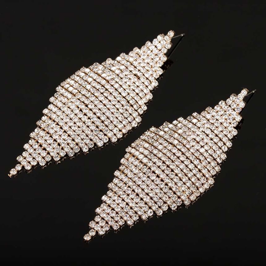 Rhinestone Drop Earrings