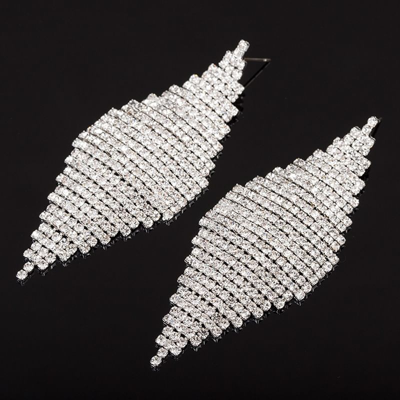 Rhinestone Drop Earrings