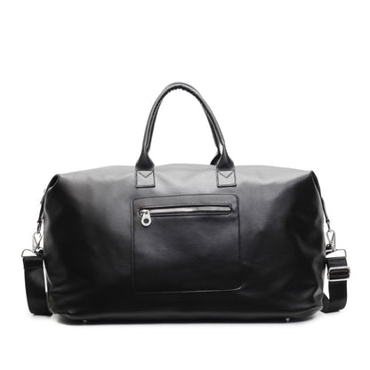 Faux Leather Top Handle Crossbody Bag