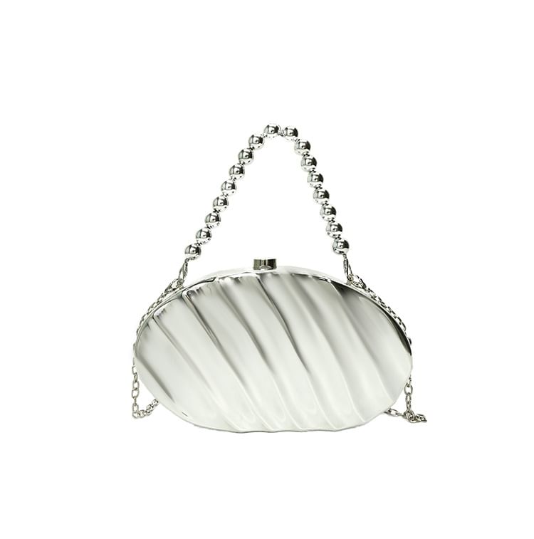 Bead Strap Box Crossbody Bag