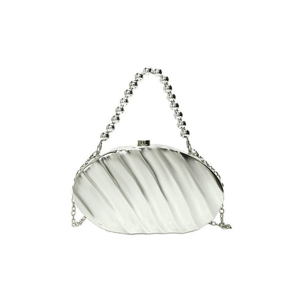 Bead Strap Box Crossbody Bag