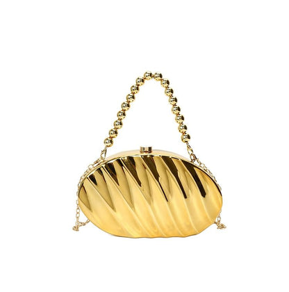 Bead Strap Box Crossbody Bag