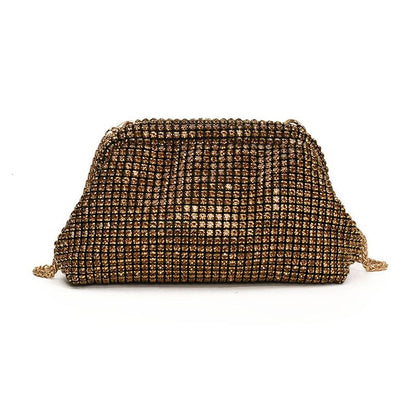 Rhinestone Chain Crossbody Bag