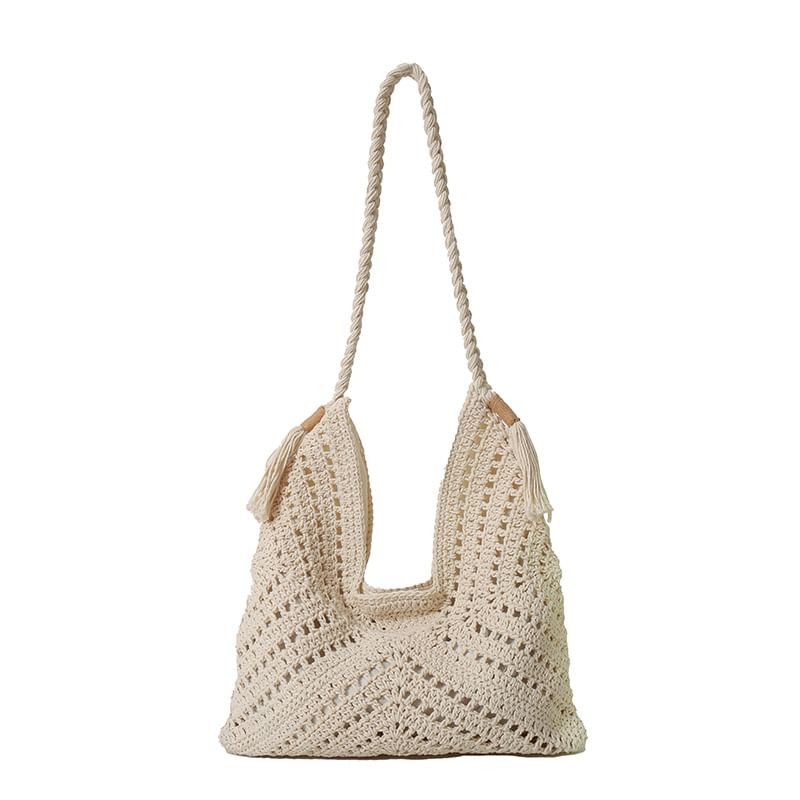 Crochet Lace Tote Bag