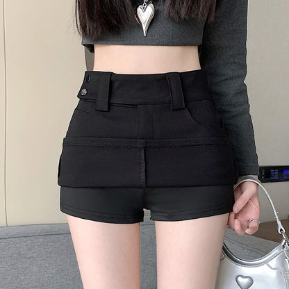 High Skort Plain Waist
