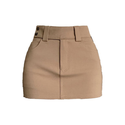 High Skort Plain Waist