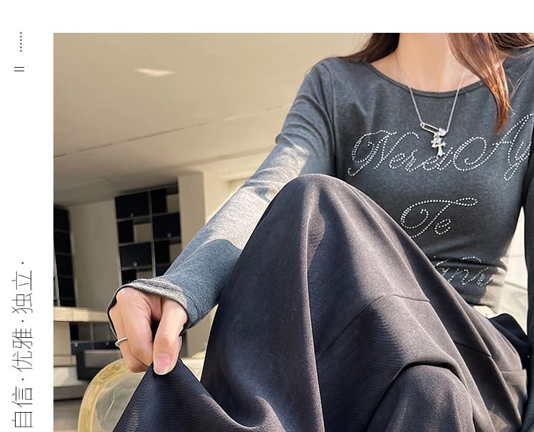 High Waist Print Wide Leg Dress Pants (Various Designs)